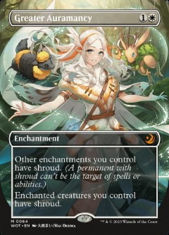 Greater Auramancy Wilds of Eldraine- Enchanting Tales Anime Bordless
